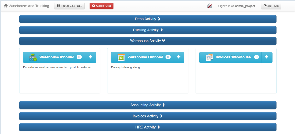 warehouse database system